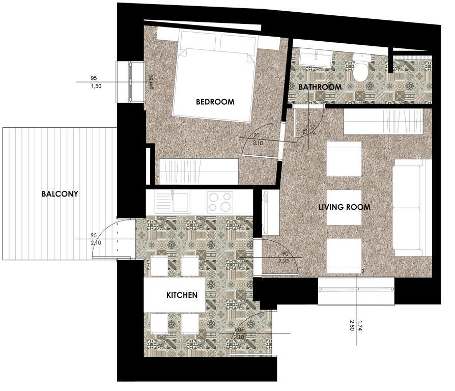 Brill Budapest Apartments 3 Bagian luar foto